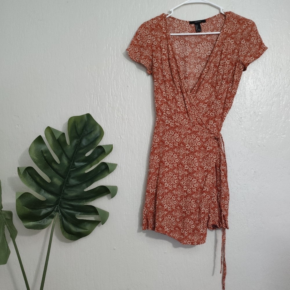 Boho wrap dress